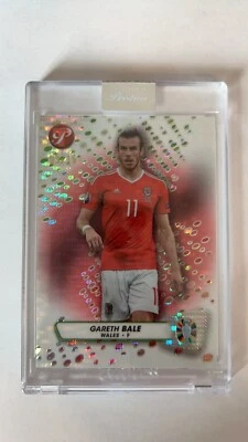 2023-24 Topps Pristine Road to UEFA Gareth Bale #/15 Pink Refractor Wales SSP 🔥 - Image 1 of 2