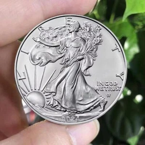 2024 American Silver Eagle $1 Coin 1 Oz .999 Fine Silver Bu - Picture 1 of 12