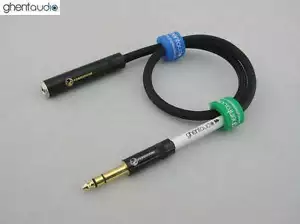 D13 (0.5m 1.5ft) --- 6.35mm Stereo TRS Male to Female HIFI Audio Extension Cable - Picture 1 of 3