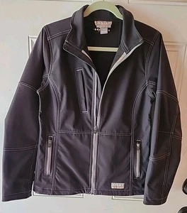 Ariat Rebar Jacket Mens S/P Black Softshell Stretch Canvas Workwear Full Zip - Picture 1 of 6