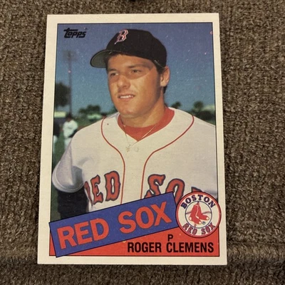 Tarjeta de novato 1985 Topps - Roger Clemens #181 (RC) Medias Rojas Foto 1 de 2