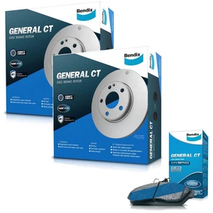 Bendix Rear Brake Pads + Rotors for Holden Calais VE VF, Caprice WM, Commodore S - Picture 1 of 1