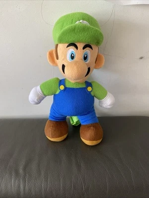 Mochila Nintendo Super Mario Bros Luigi 17 pulgadas niños niños peluche suave muñeca Foto 1 de 4