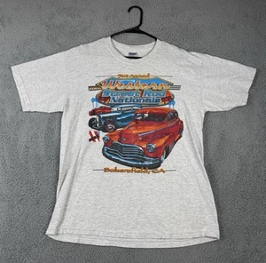 Y2K NSRA Men's T-Shirt Gray Large Cotton 2007 Western Street Rod Nationals - Picture 1 of 6