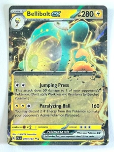 Bellibolt ex 079/193 Double Rare Paldea Evolved Pokemon Pack Fresh Near Mint NM - Picture 1 of 4