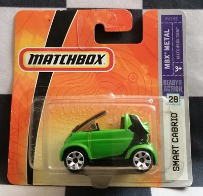 Matchbox Smart Cabrio Short MBX Metal Short Card #28 - Image 1 of 4