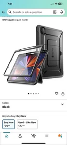 Unicorn Beetle Pro Series Case for iPad Pro 12.9 Inch (2022/2021/2020),  - Picture 1 of 2