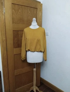 Made In Italy long sleeve top Colour Orange One Size (8-16) - Picture 1 of 5
