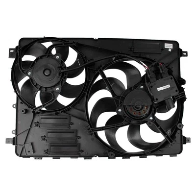 For Volvo S80 2007-2015 TRQ Dual Radiator & Condenser Fan Assembly Foto 1 de 4