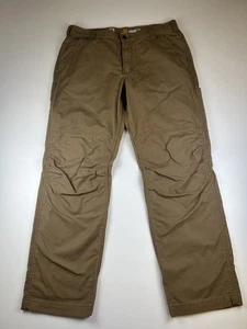 Pantalones Carhartt Full Swing para Hombres 36x32 Marrón Calce Relajado Ropa de Trabajo Utilidad Lona - Imagen 1 de 5