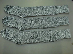 NWOT Womens Hue Merino Wool Blend Long Knee Socks Grey 3 Pair Size Medium #160T - Picture 1 of 2