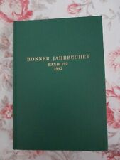 Bonner Jahrbücher Band 192 Von 1992