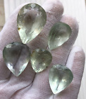 268.80 Cts Natural Green Fluorite Faceted Pear Shape Gemstone