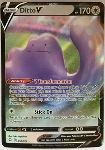 Pokémon Ditto V Shining Fates 050/072 Holo - Imagen 1 de 1