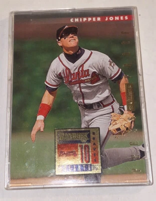 1996 Donruss Press Proof #437 Chipper Jones - Image 1 of 2