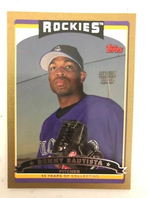 2006 (ROCKIES) Topps Update Gold #53 Denny Bautista /2006 - Image 1 of 2