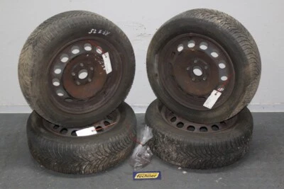 Komplettrad Satz Winter VW Touran 1T 1K0601027A 6,5x16 ET50 205/55 R16 Allwetter - Bild 1 von 4