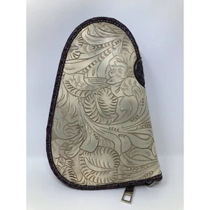 American West Softcase Pistole wilde Sammlung handgearbeiteter Lederreißverschluss 10x7 - Bild 1 von 10