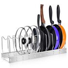 Kitchen Pot And Pan Lid Organizer For Cabinets Skillets Cookware Cutting Boards