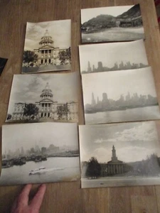 Ancienne Photo 18x24cm Etas Unis d'Amérique de New York à Western - Foto 1 di 6