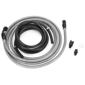 SS Fuel Feed Rubber Return Lines Kit Set for 1996-2000 Honda Civic 2door Coupe - Picture 1 of 13