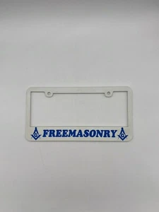 Freimaurer Kunststoff Nummernschild Rahmen 12" x 6,5" - Bild 1 von 3