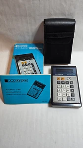 LLOYD'S ACCUMATIC 305 vintage Taschenrechner 1975 VFD Röhrenanzeige Funkt.! Box - Afbeelding 1 van 10
