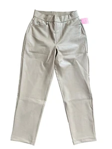 Neu mit Etikett Spanx Leder wie gerade Beinhose Toffee klein - Bild 1 von 13