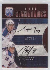 2009-10 Be a Player Dual Signatures Matt Gilroy Marc Staal #S2-SG Rookie Auto RC