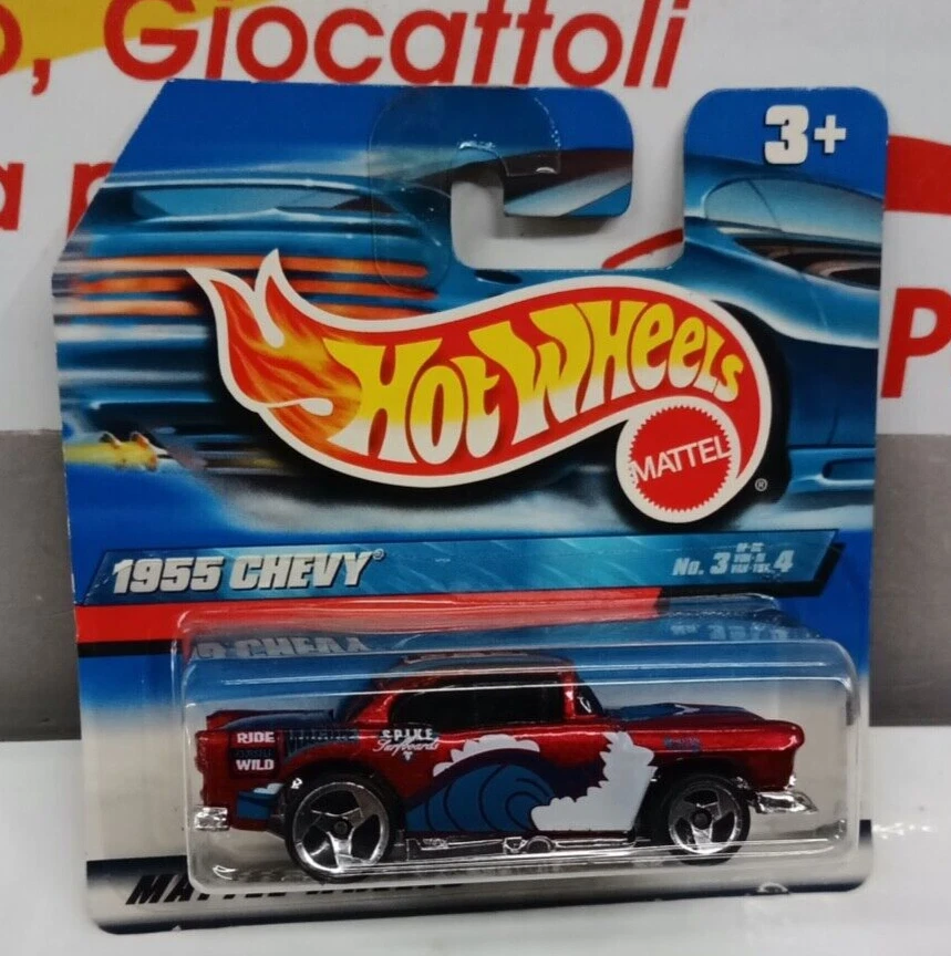 HOTWHEELS 1/64 1955 CHEVY   MATTEL 2000 - Immagine 1 di 1