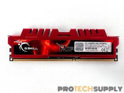G.Skill Ripjaws F3-12800CL9Q-16GBXL Ram 4Gb DDR3-1600 with WARRANTY - Image 1 of 3