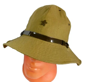 Sombrero de Panamá Ejército Ruso Soviético Guerra Afganistán (60 cm) Insignia Estrella Verde Acero Nuevo - Imagen 1 de 12