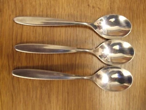 3 Kaffeelöffel, gemarkt "WMF Patent 90 - 18", versilbert, Mokkalöffel - Bild 1 von 2