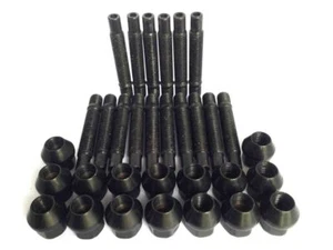 Kit conversione borchie M12 x 1,5 per dadi e distanziali BMW Inc (nero) - Foto 1 di 4