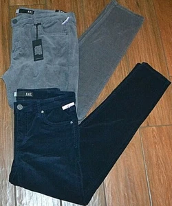 KUT DIANA Skinny Ankle Corduroy Jeans SIZE 00 Color Gray From The Kloth - Picture 1 of 3