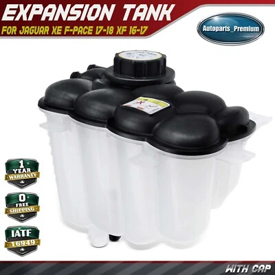 Nuevo tanque de expansión con tapa para Jaguar XF 2016-2017 F-Pace XE 2017-2018 2,0 L 3,0 L Foto 1 de 4