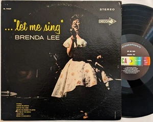 Brenda Lee LET ME SING lp 1963 Decca DL 74439 stereo BREAK IT TO ME GENTLY - Picture 1 of 5