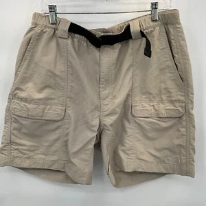 The North Face Mens XL Beige Nylon Cargo Hiking Shorts With Adjustable Belt - Picture 1 of 7