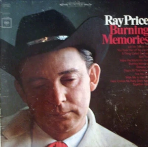 Ray Price Burning Memories LP, Album, RE 0 Country (VG / VG) - Picture 1 of 3
