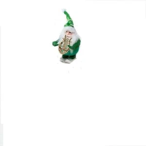 One Hundred 80 Degree Green Retro Vintage Style Santa Gnome Skiing Instrument - Picture 1 of 1