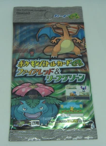 Japanese Pokemon Battle e Series - Fire Red & Leaf Green Booster Pack (5 cards) - Picture 1 of 6