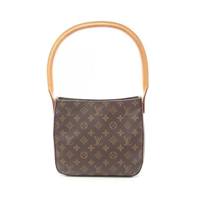 LOUIS VUITTON Looping MM one Schultertasche M51146 Monogram Canvas Leder Gebr... - Bild 1 von 4