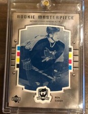 2005-06 The Cup Ben Eager Rookie RC Masterpiece Cyan Plate ERROR 1/1 Murray
