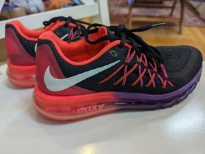 Nike Women's Air Max 698903-006 Black Hyper Punch Low Top Running Size US 9 - Picture 1 of 7
