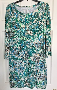 Lilly Pulitzer Dress Size M Green Blue - Picture 1 of 4