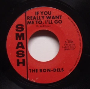 The Ron-Dels - If You Really Want Me To, I'll Go - 1965 Folk Rock 45 - Texas Duo - Picture 1 of 2