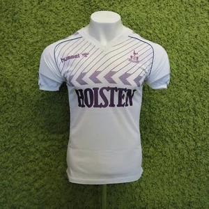 1985 1986 1987 TOTTENHAM HOTSPUR HOME FOOTBALL SHIRT S 7.5/10 HUMMEL HOLSTEN - Picture 1 of 15