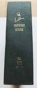 Sams Photofact Manual Binder, Volume 192, Sets 1911-1920 Electronic Schematics - Picture 1 of 2