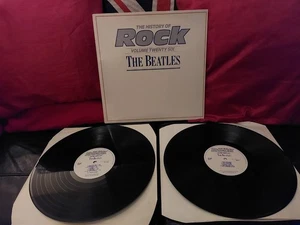 The Beatles – The History Of Rock Volume 26 2x Vinyl LP Compilation 1984 - Imagen 1 de 3