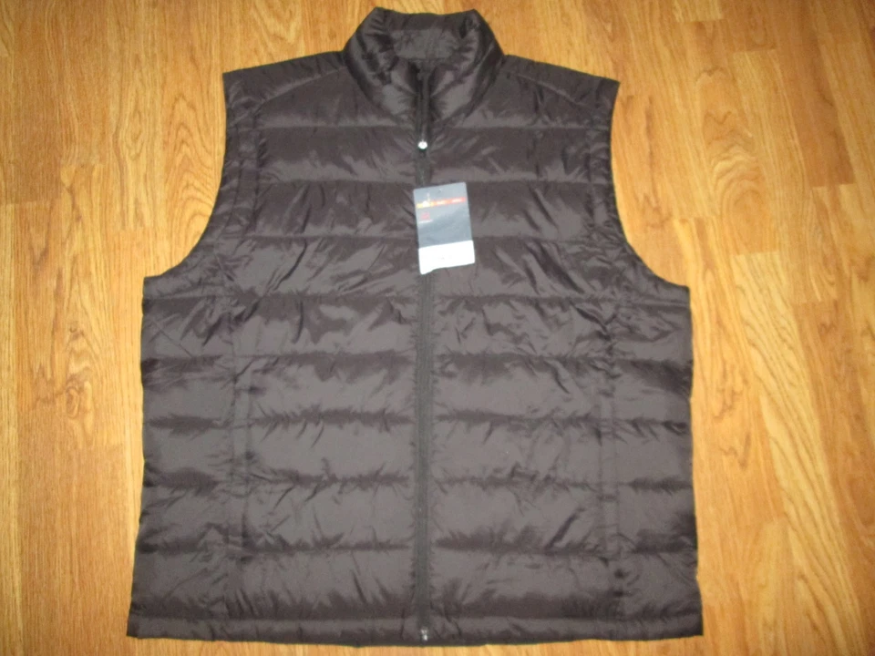 Mens ST JOHN'S BAY PACKABLE FULL ZIP INSULATED PUFFER VEST JACKET sz XXL 2XL NWT - Image 1 of 1